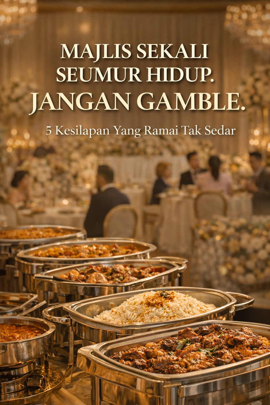 5 Kesilapan Pilih Katering Yang Ramai Tak Sedar (Sampai Majlis Jadi Stress)